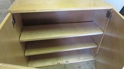 Kewaune Maple Double Door Wall Cabinet