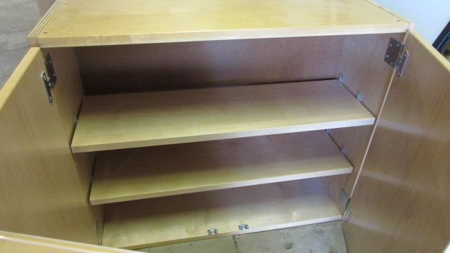 Kewaune Maple Double Door Wall Cabinet