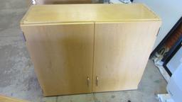 Kewaune Maple Double Door Wall Cabinet