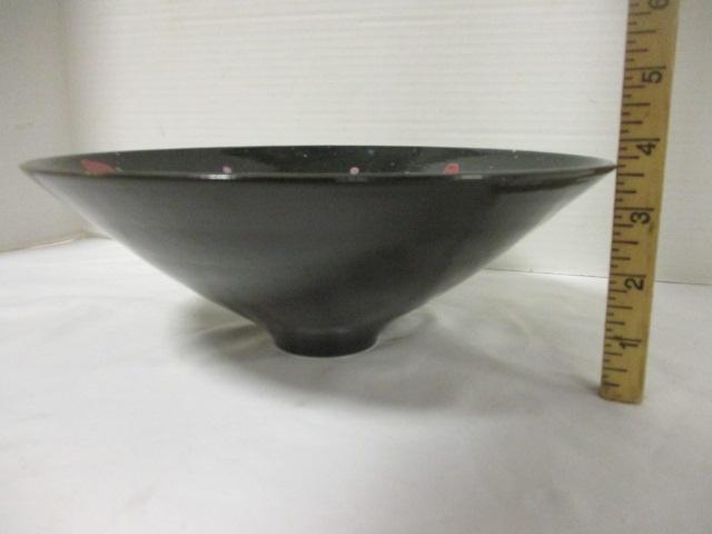 Signed Hand Turned Studio Pottery Bowl