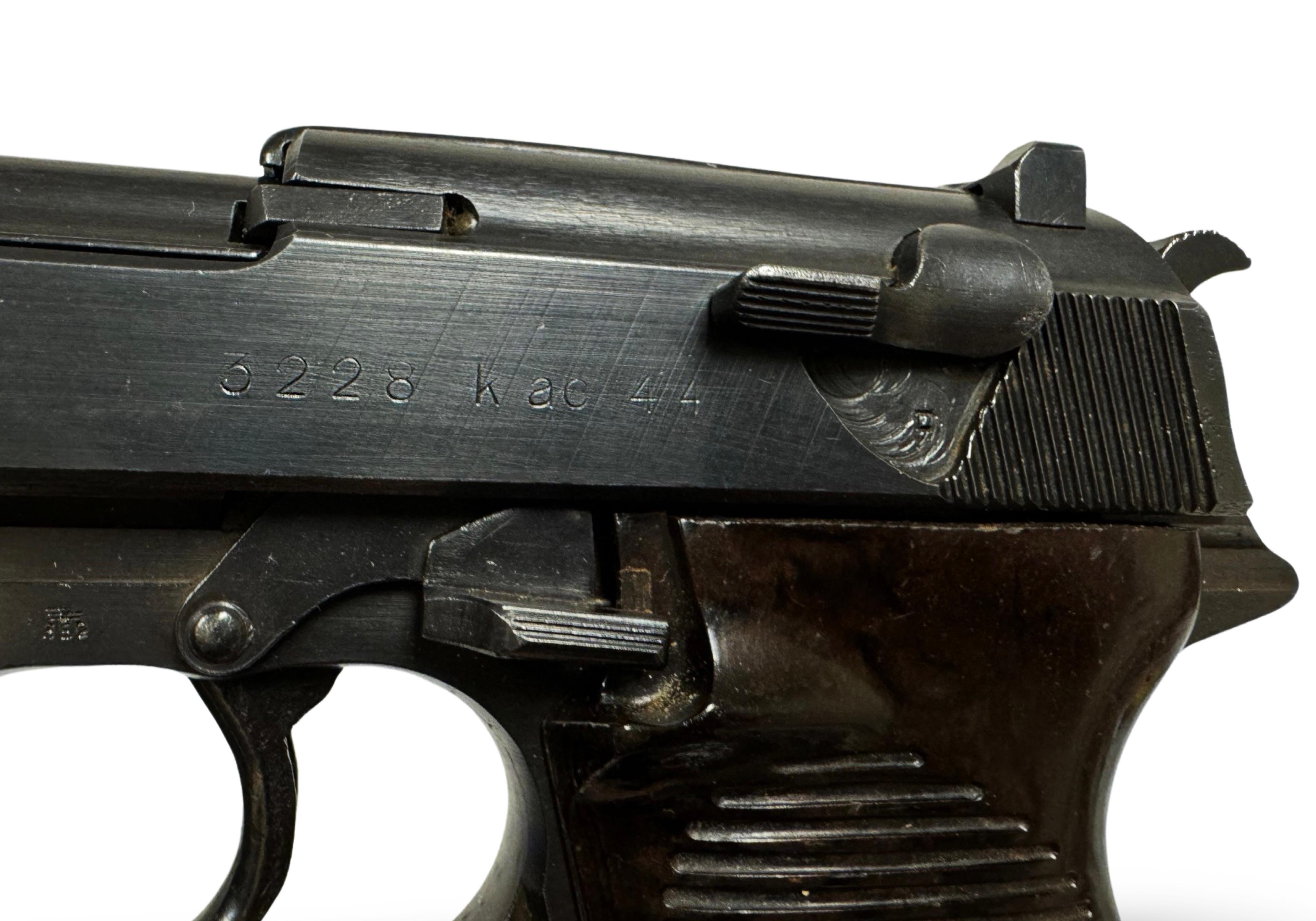 Excellent WWII German 1944 Walther P38 "ac44" 9mm Semi-Automatic Pistol