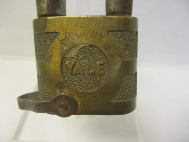 Old Yale Southern Railroad Padlock with Key