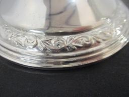 Pair of AMC Weighted Sterling Candleholders