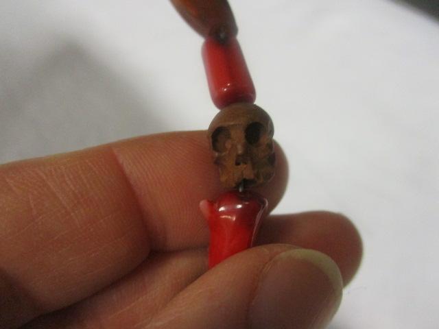 1940's Carved Ivory, Bone and Coral Netsukes