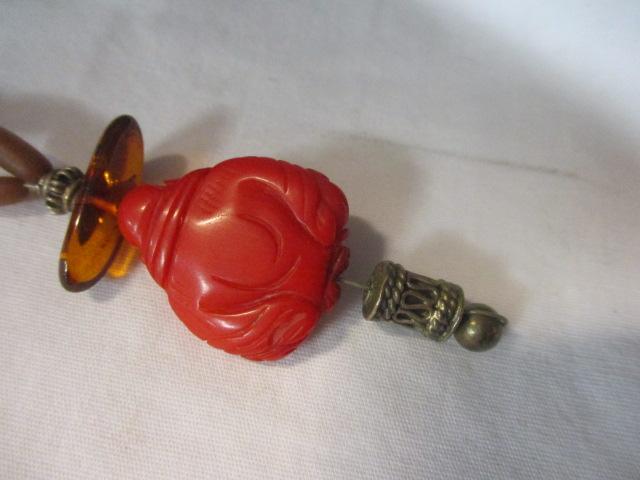 1940's Carved Ivory, Bone and Coral Netsukes