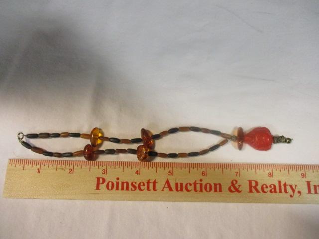 1940's Carved Ivory, Bone and Coral Netsukes