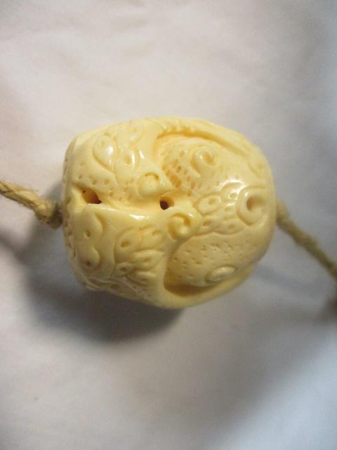 1940's Carved Ivory, Bone and Coral Netsukes