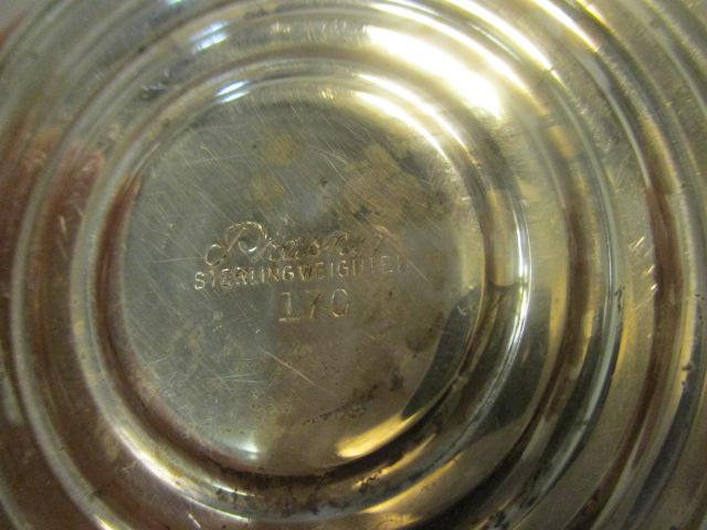 Weighted Sterling Creamer, Sugar Bowl and Shakers