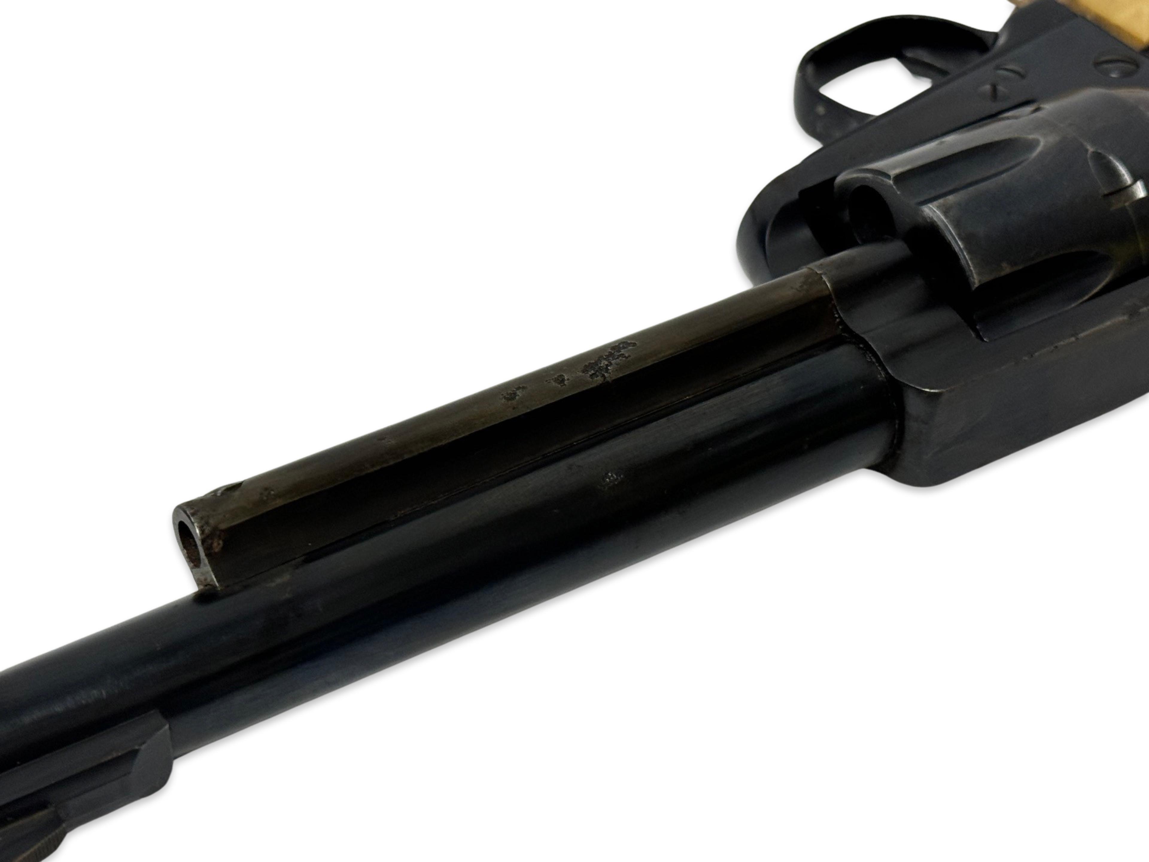 Early 1957 Ruger Blackhawk .44 MAG. 3-Screw Revolver with Stag Grips