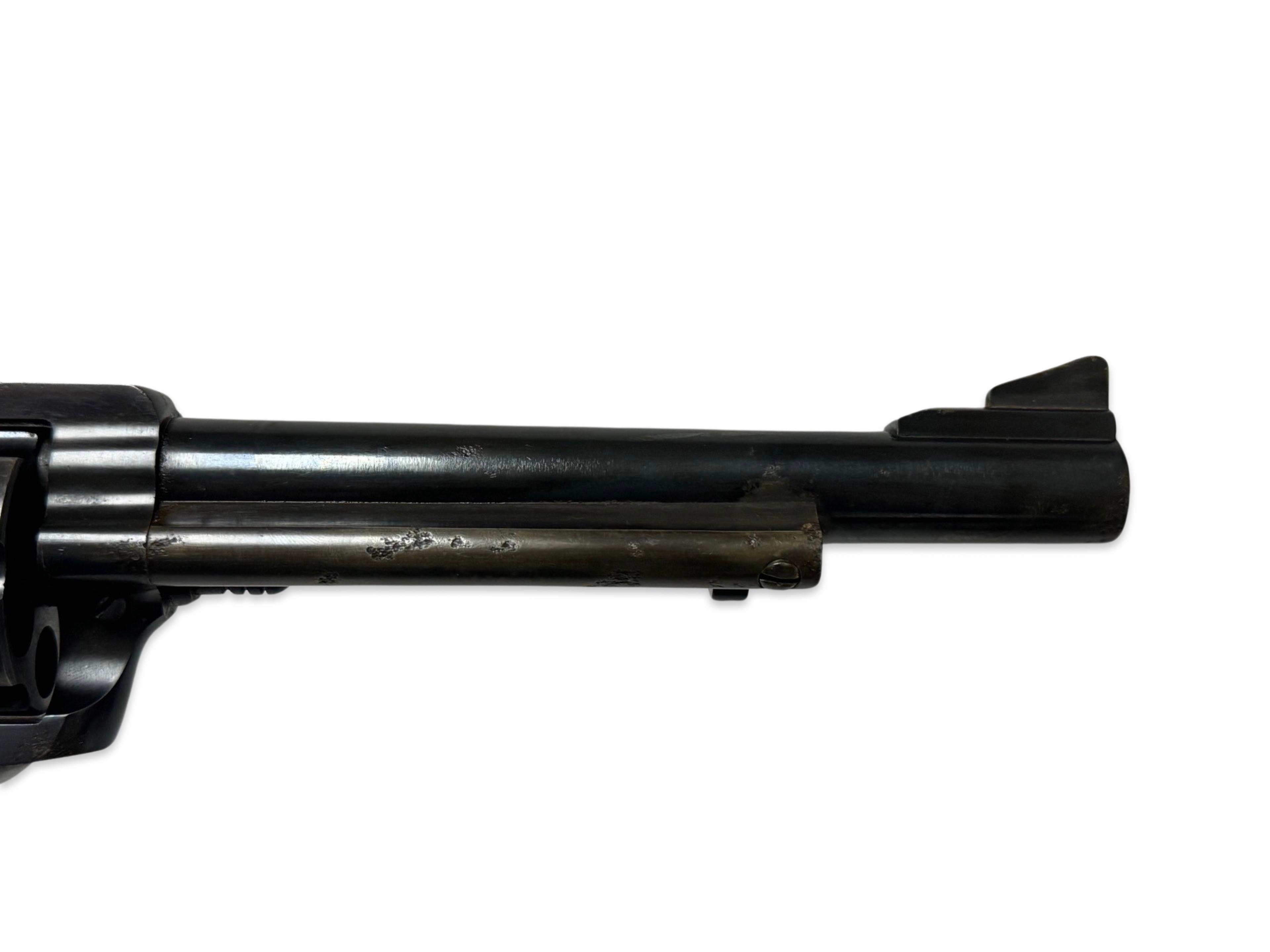 Early 1957 Ruger Blackhawk .44 MAG. 3-Screw Revolver with Stag Grips