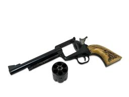 Early 1957 Ruger Blackhawk .44 MAG. 3-Screw Revolver with Stag Grips