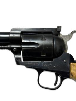 Early 1957 Ruger Blackhawk .44 MAG. 3-Screw Revolver with Stag Grips