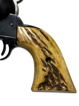 Early 1957 Ruger Blackhawk .44 MAG. 3-Screw Revolver with Stag Grips