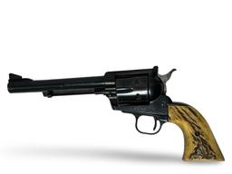 Early 1957 Ruger Blackhawk .44 MAG. 3-Screw Revolver with Stag Grips
