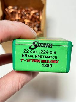 Approximately 1000ct. .22 CAL. Bullets for Reloading (9 Lbs.)
