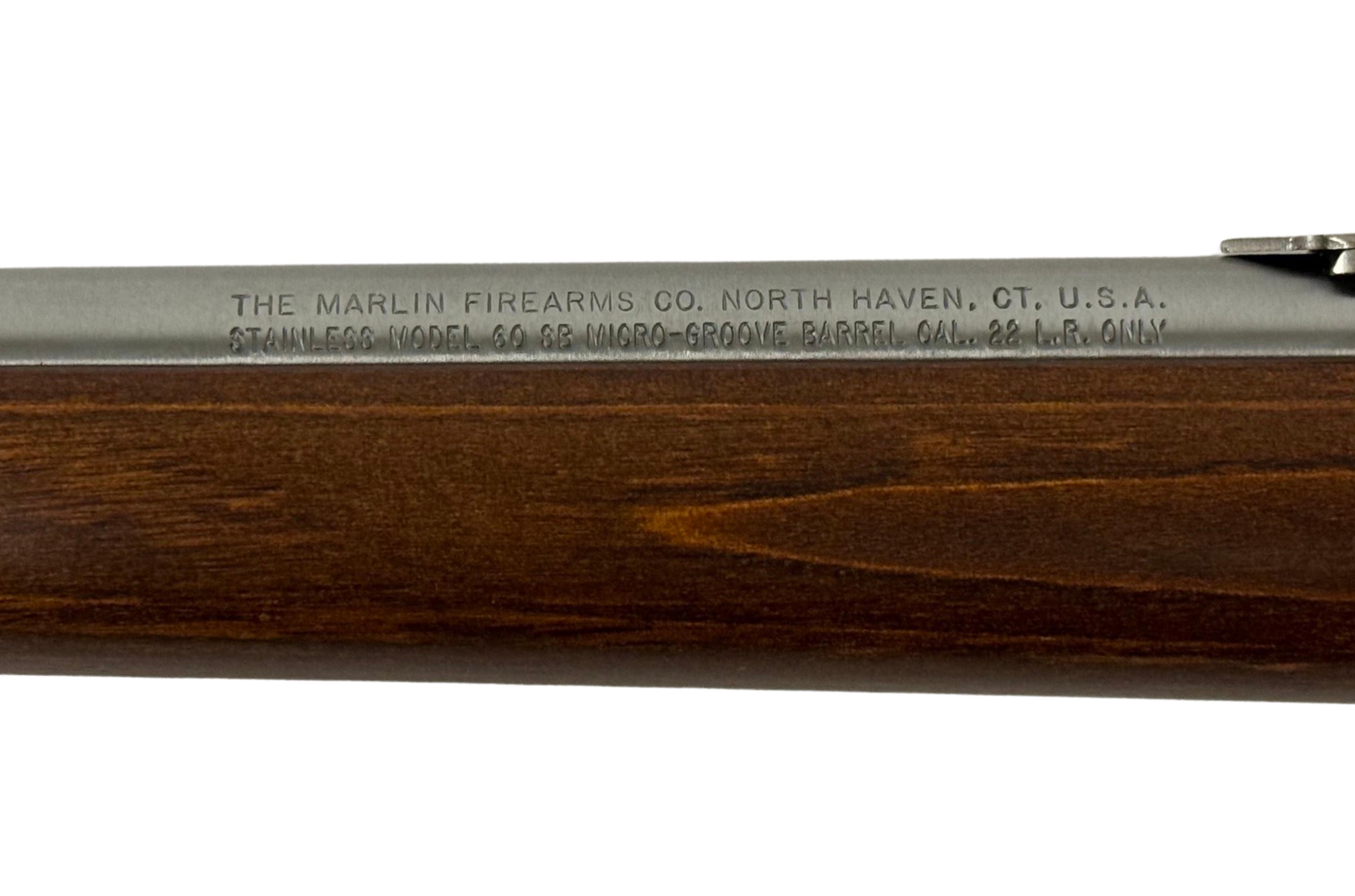 NIB Marlin Stainless Model 60 SB .22 LR Semi-Automatic Rifle