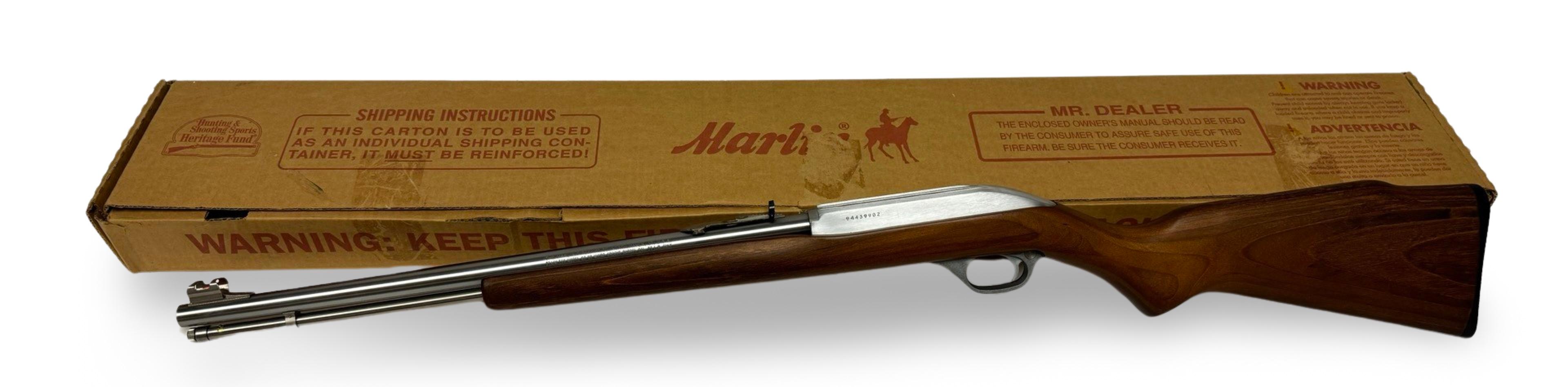 NIB Marlin Stainless Model 60 SB .22 LR Semi-Automatic Rifle