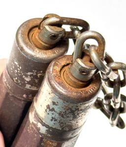 Rare Vintage AWMA Nunchaku Octagonal Speed Chucks