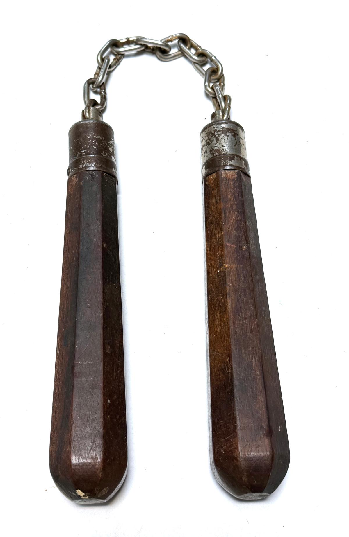 Rare Vintage AWMA Nunchaku Octagonal Speed Chucks