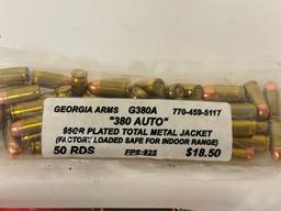117Rds. Of Assorted .380 AUTO Ammunition - See Photos