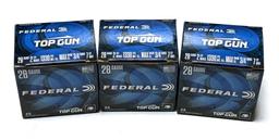 NIB (75) Shot Shells of 28GA. 2-3/4” 6-Shot Federal Game Load Ammunition