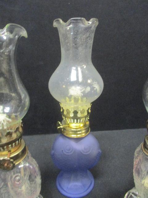 4 Fish Themed Oil Lamps