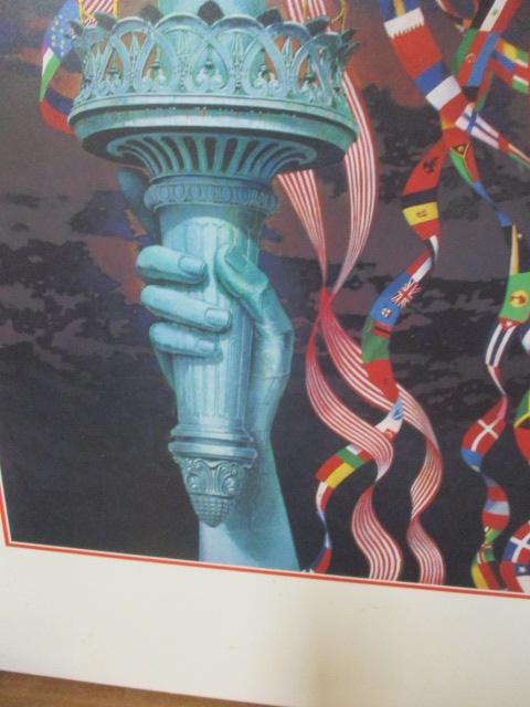 Statue of Liberty Torch On Board Print
