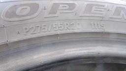 Four Toyo A/T II Open Country Tires P275/55/R20