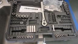 Partial Craftsman Tool Set in Hard Plastic Storage Case