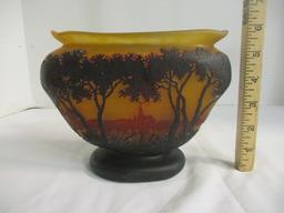 Cameo Art Glass Galle Style Vase