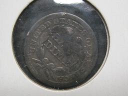 1853 Seated Liberty Half Dime with Arrows