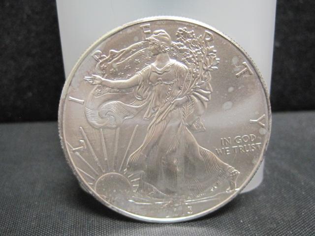 (10) 2013 UNC. American Eagle Silver 1oz. Silver Dollars