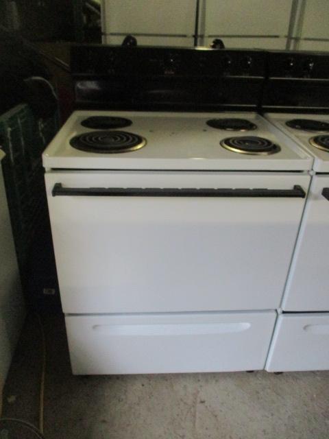 Kenmore White Electric Coil Burner Stove