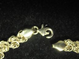 14k Gold 7" Bracelet- Clasp Needs Repair
