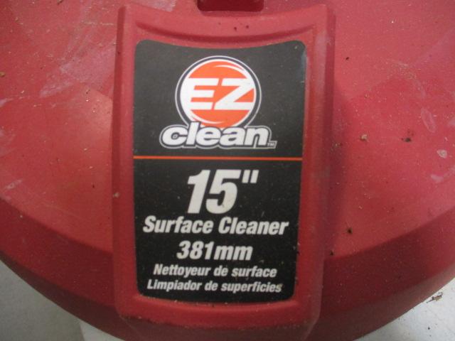 EZ Clean 15" Surface Cleaner for Pressure Washer
