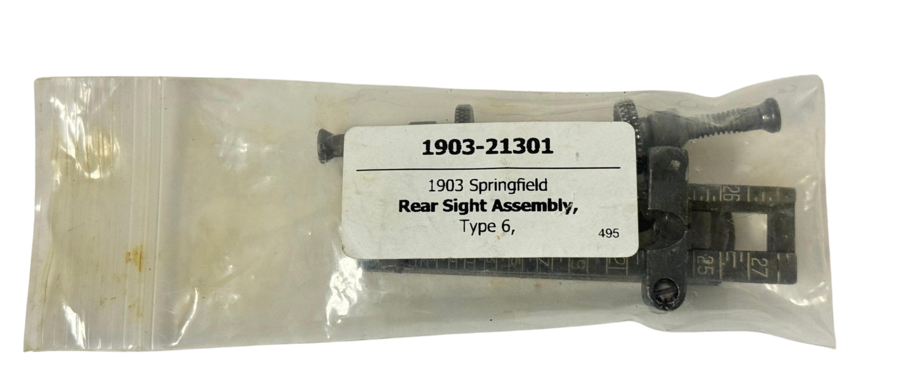 Springfield 1903 Replacement NOS Handguard & Type 6 Rear Sight Assembly
