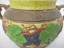 Painted Ceramic Jardiniere Planter
