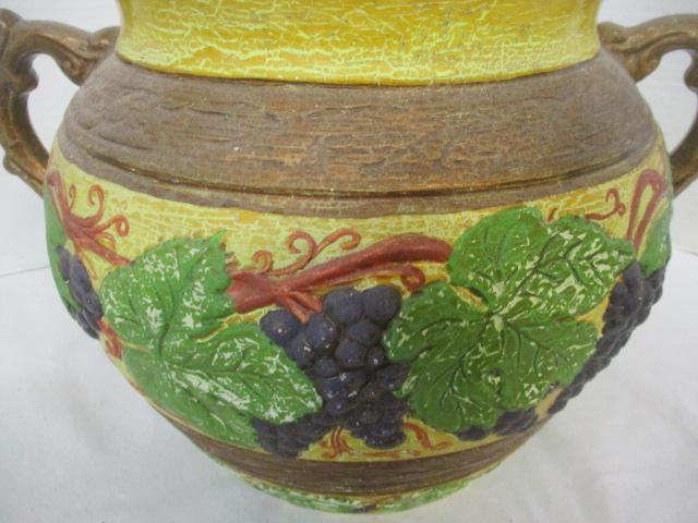 Painted Ceramic Jardiniere Planter