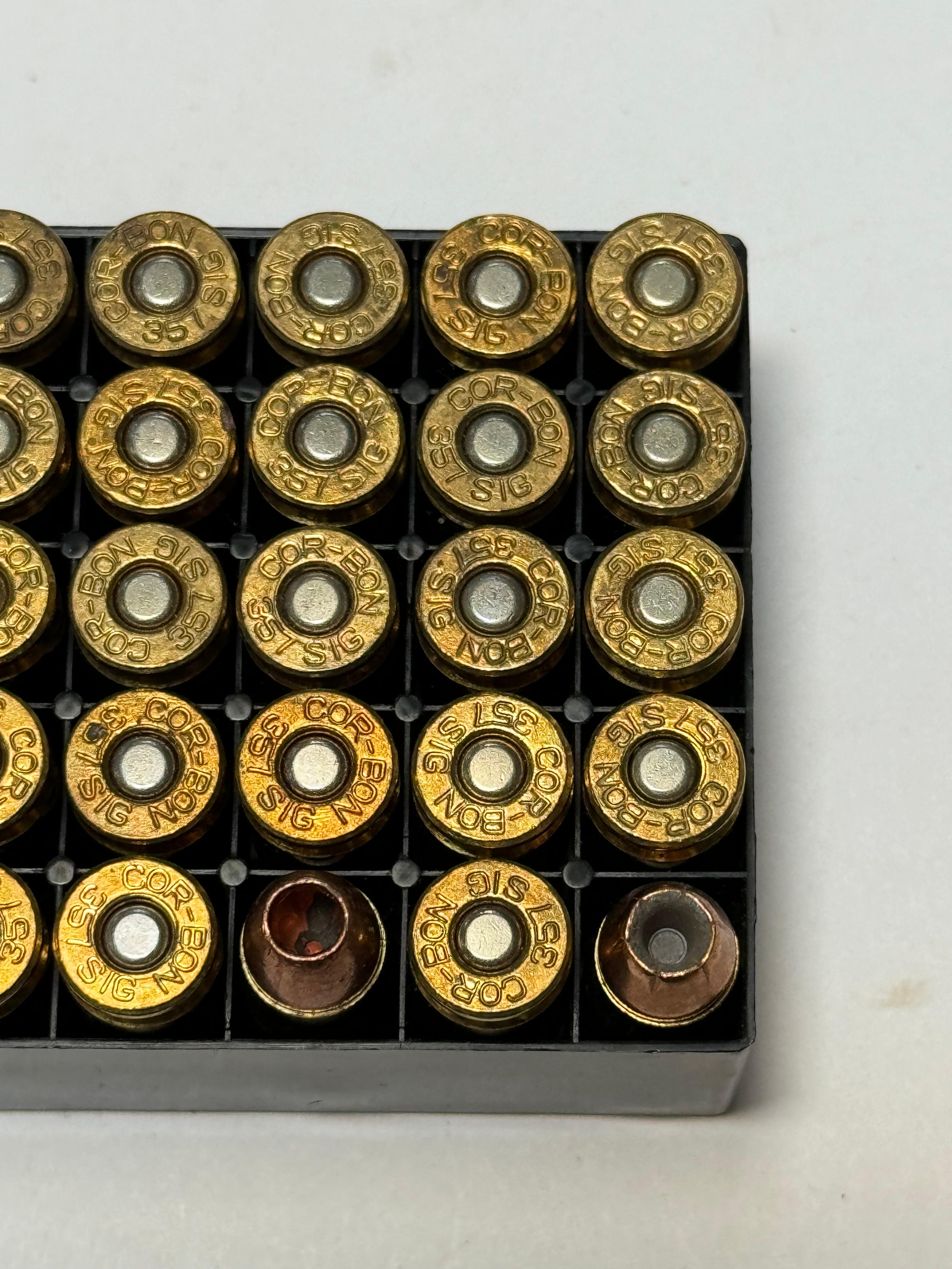 Factory New 107rds. of .357 SIG JHP Personal Defense Ammunition