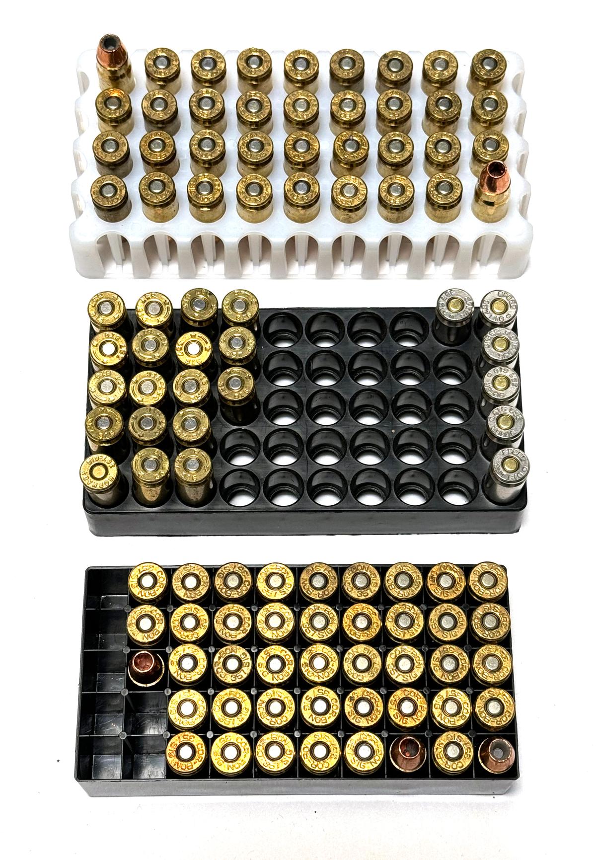 Factory New 107rds. of .357 SIG JHP Personal Defense Ammunition