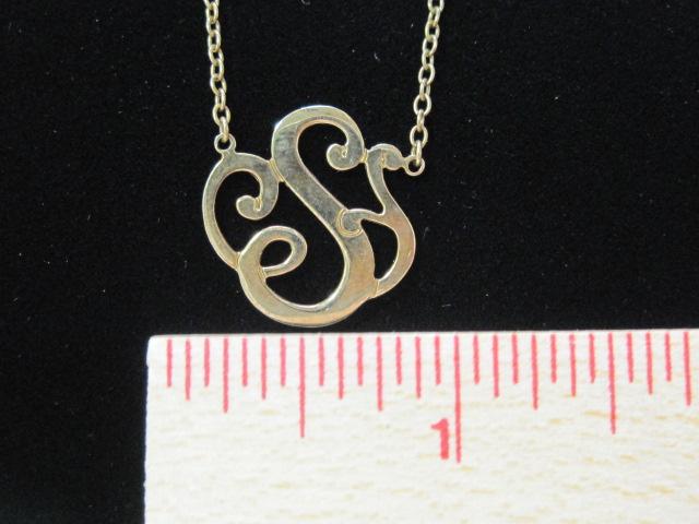 16" Sterling Silver  Vermeil Necklace