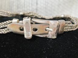 Tiffany & Co. Sterling Silver Belt Buckle Bracelet