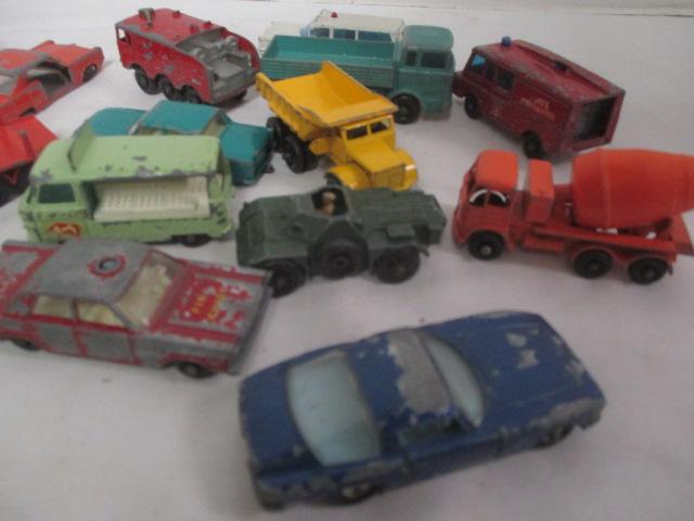 17 Matchbox Die Cast Lesney Vehicles - made in England