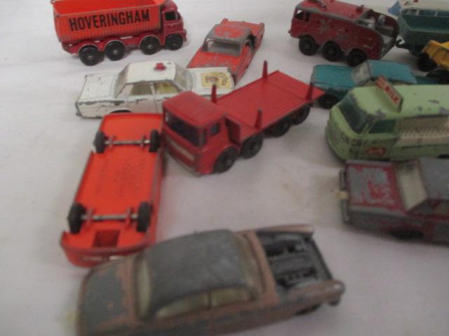 17 Matchbox Die Cast Lesney Vehicles - made in England