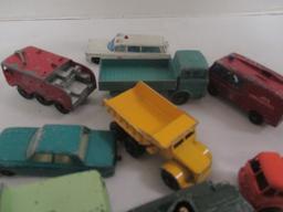 17 Matchbox Die Cast Lesney Vehicles - made in England