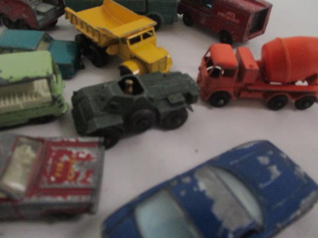 17 Matchbox Die Cast Lesney Vehicles - made in England