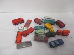 17 Matchbox Die Cast Lesney Vehicles - made in England