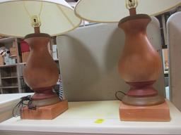 Pr of Ceramic Table Lamps