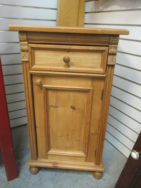 Carved Pine Wash Stand