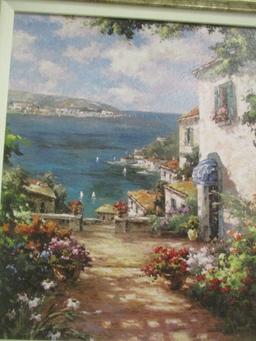 "Mediterranean Dreams" by Jouret Framed Artwork